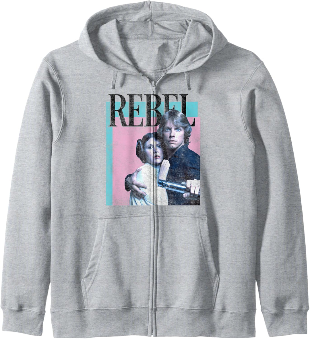 Star Wars Princess Leia & Luke Rebel Poster Kapuzenjacke