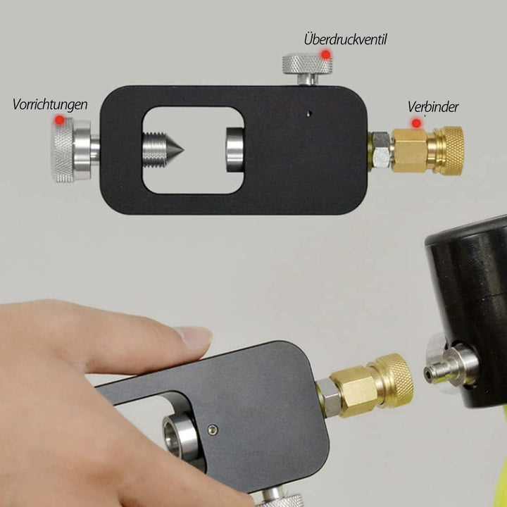 DIDEEP Scuba Diving Refill Tank Adapter Tauchadapter für Tauchausrüstung, Grosse Bis Kleine Flasche