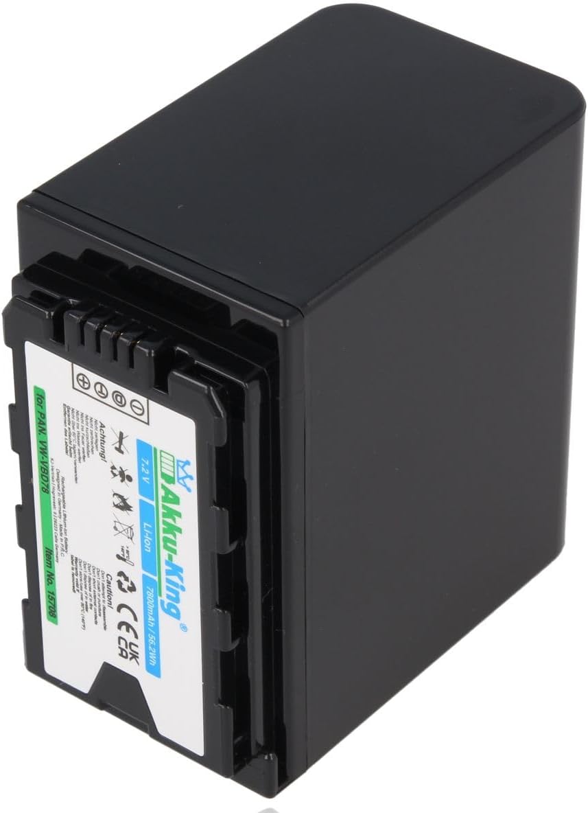 Akku kompatibel mit Panasonic VW-VBD78 - Li-Ion 7800mAh - für AJ-PX270, AG-AC8EJ, AG-AC30, AG-AC8, A