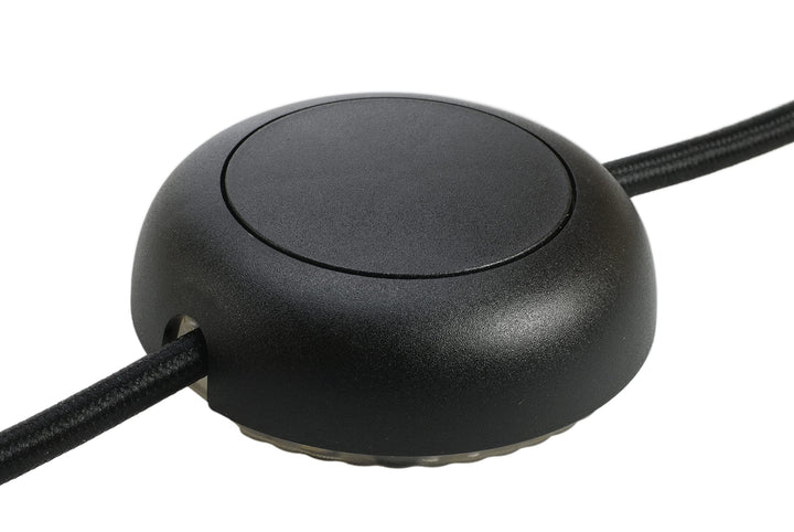 EHMANN 2420x0800 Elektronischer Schnurdimmer T24.08 schwarz, Phasenanschnitt, 230V, 50Hz, Leistung: