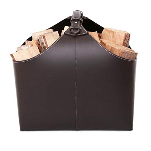 Ørskov Leder Kaminholzkorb Farbe Chocolate