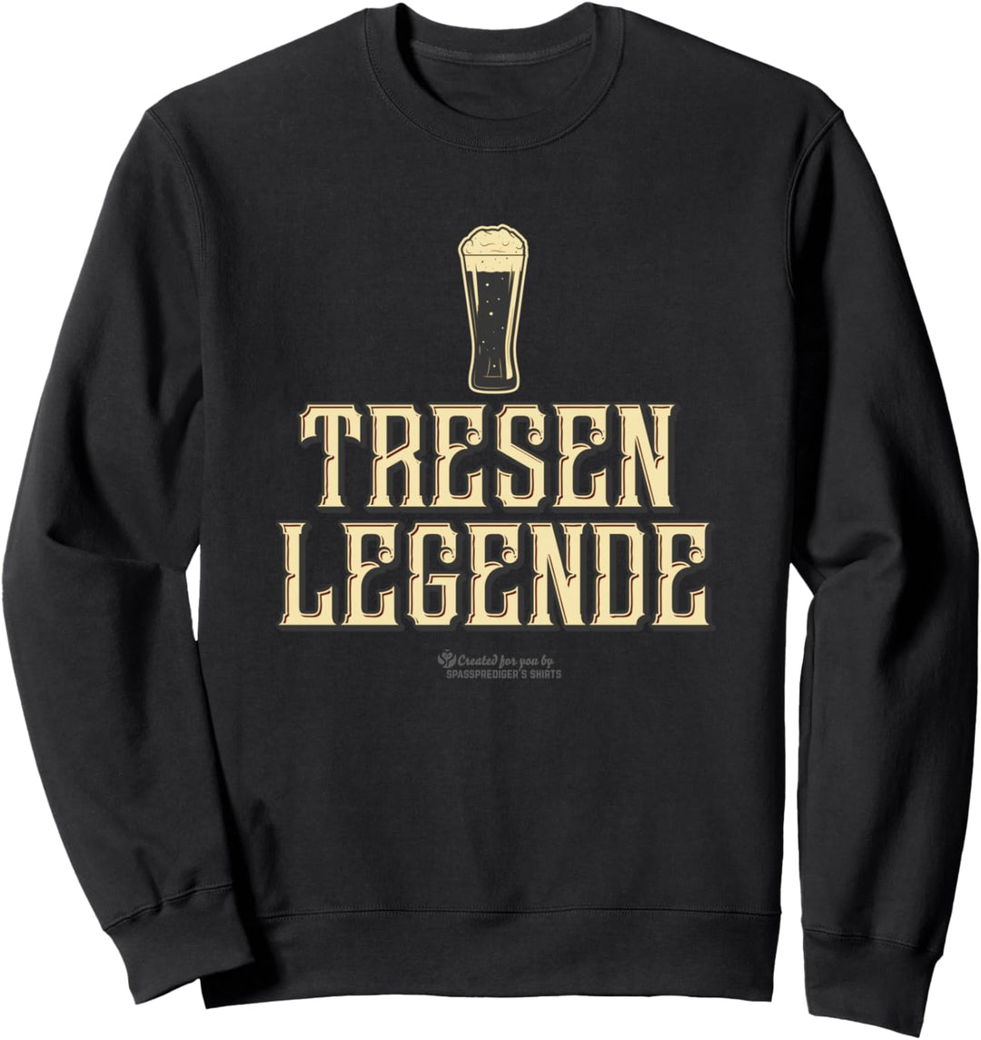 Saufen Design Tresenlegende & Glas Bier Saufen Sweatshirt
