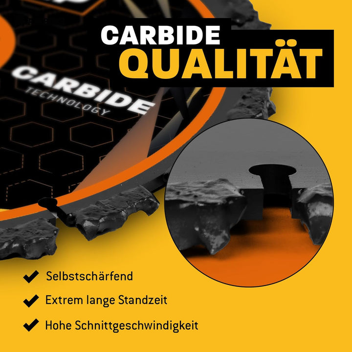 Amboss HM Trennscheibe Ø125 x 22.2 mm (Für Wurzeln, Asphalt, Hartgummi etc.) - Galvanisiert Ø 125 mm