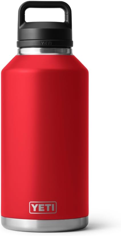 YETI Rambler Flasche Mit Chug-verschluss, Rescue Red, 64oz (1.8L), Rescue Red