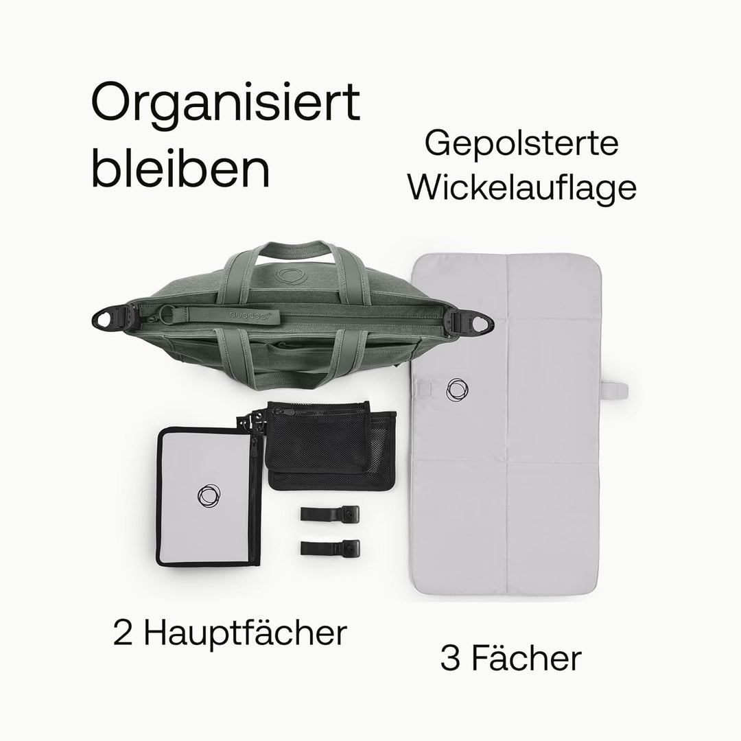 Bugaboo Wickeltasche, modische Wickeltasche, stilvolle funktionale Geldbörse oder Reisetasche, Wicke
