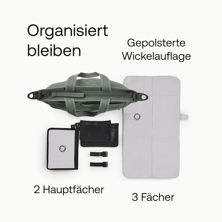 Bugaboo Wickeltasche, modische Wickeltasche, stilvolle funktionale Geldbörse oder Reisetasche, Wicke