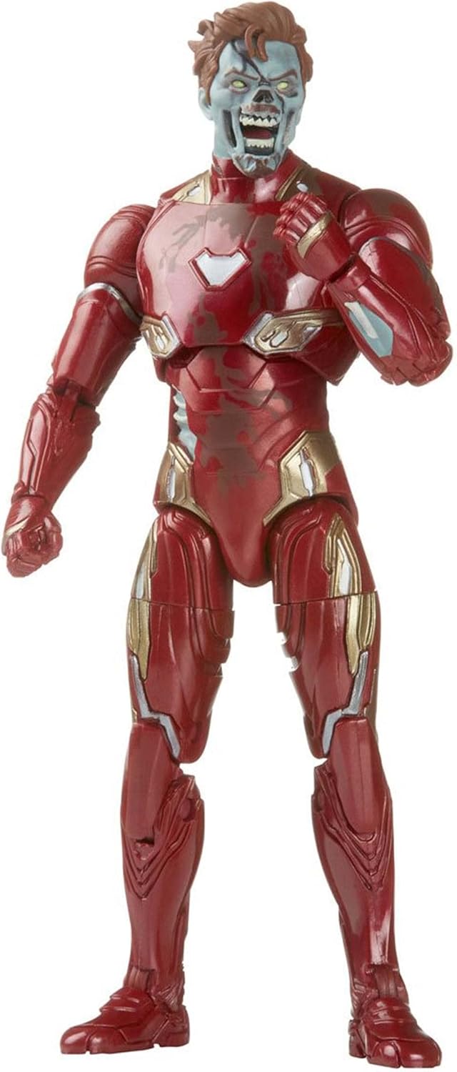 Hasbro Marvel Legends Series MCU Disney Plus What If Zombie Iron Man Marvel Action-Figur, 4 Accessoi