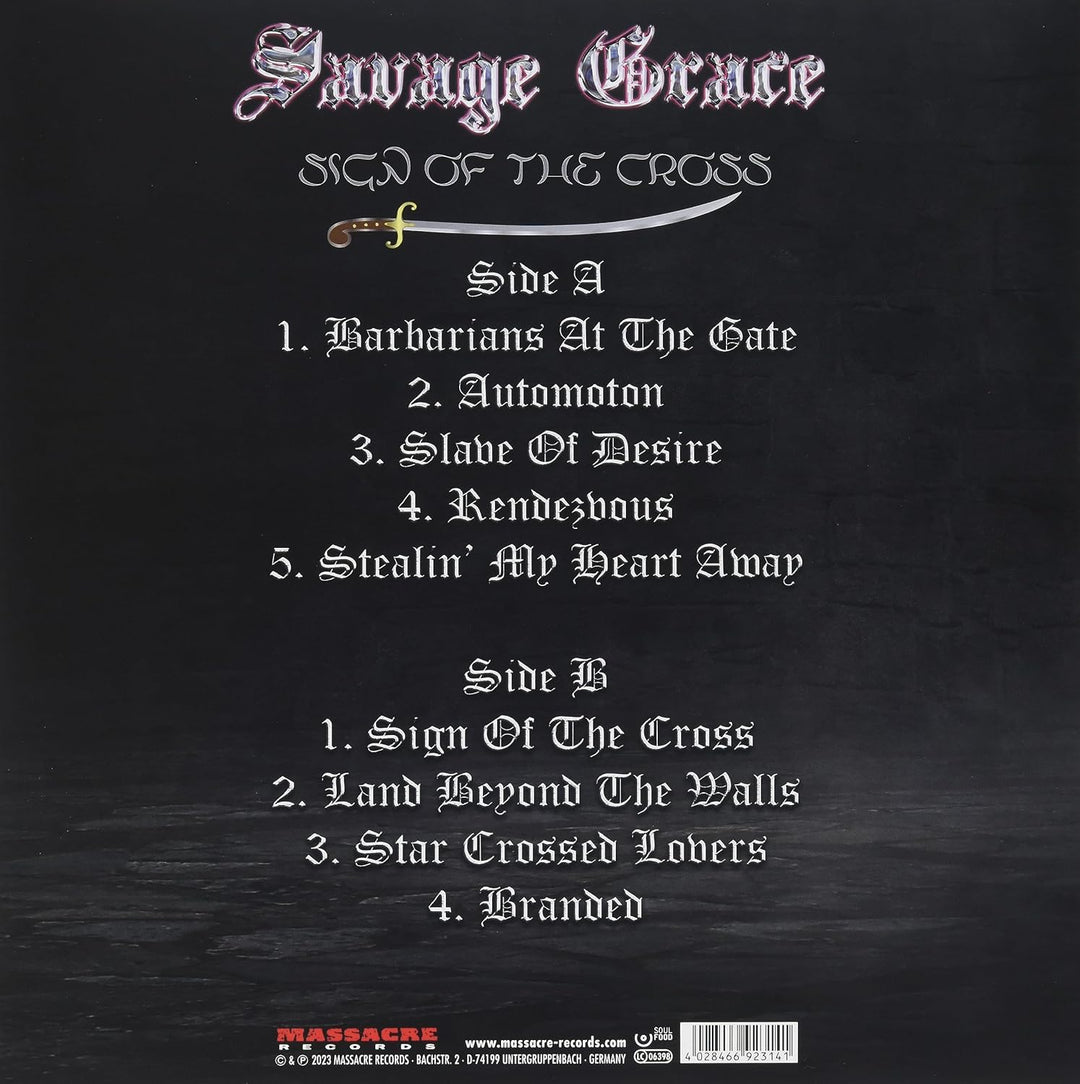 Sign of the Cross, Vinyl