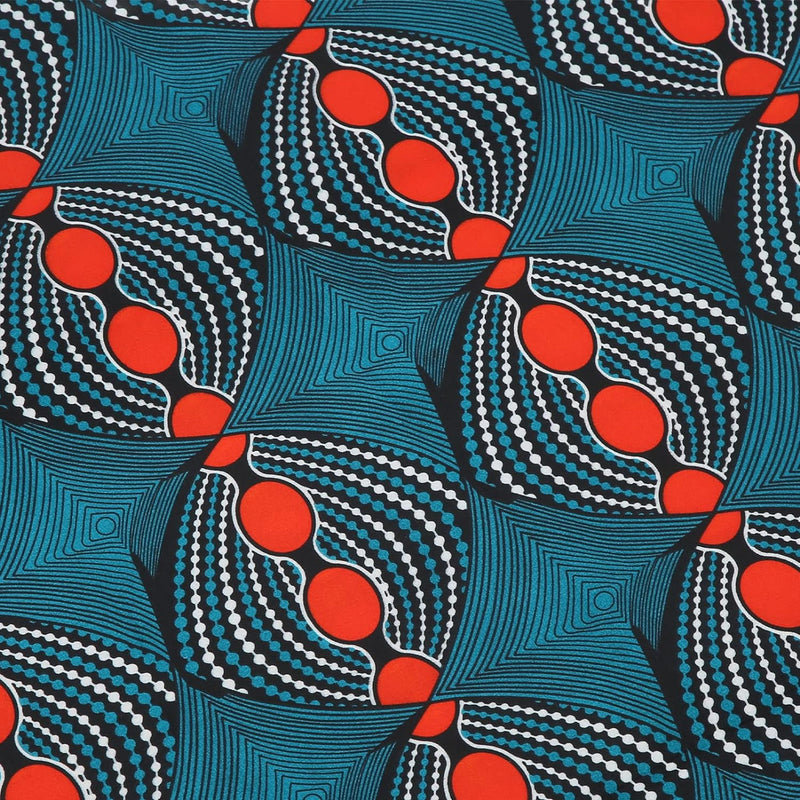 6 Yards Afrikanischer Stoff, Afrikanischer Ankara-Wachsdruckstoff Zum Nähen, Partykleid-Bastelprojek