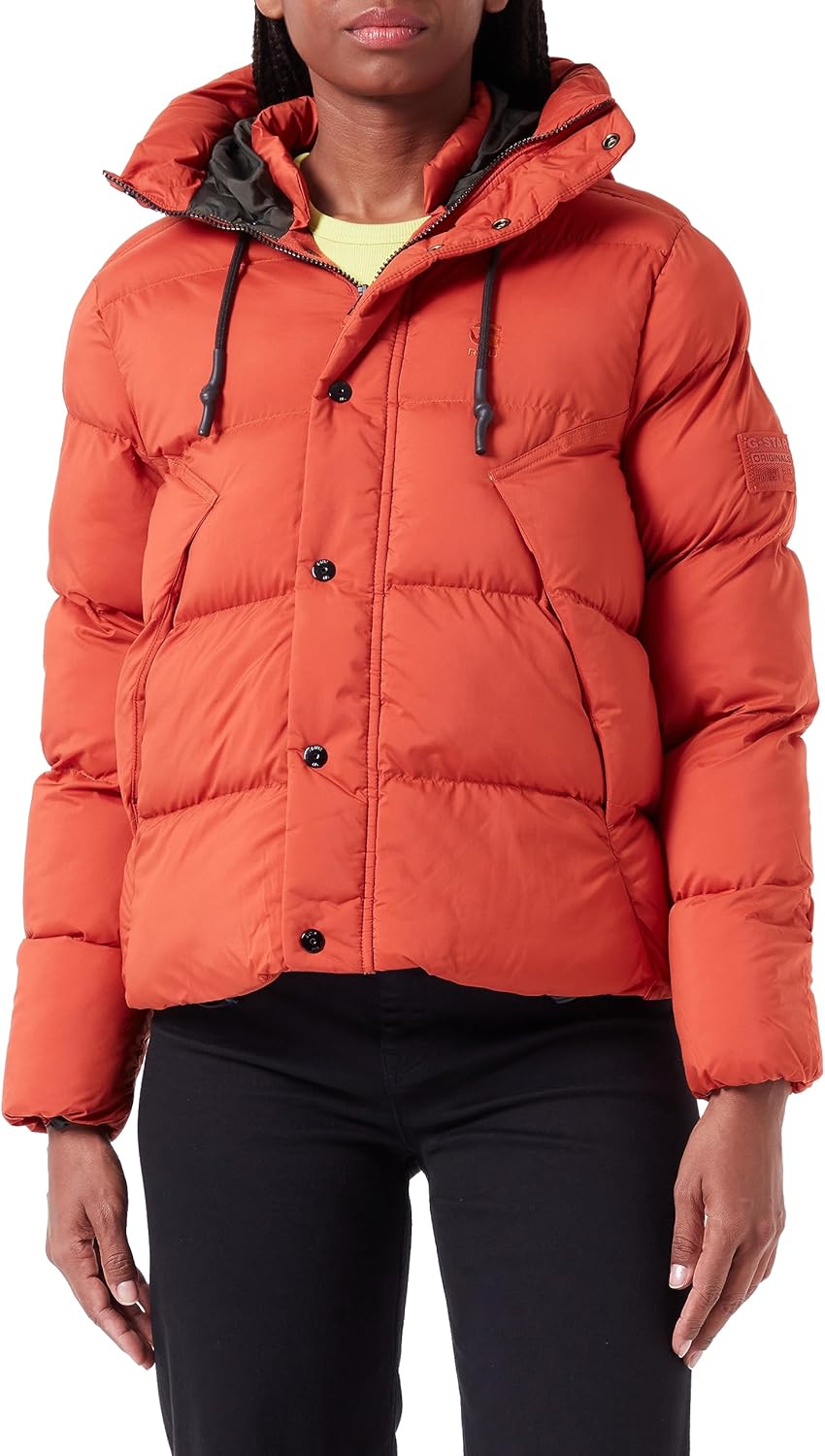 G-STAR RAW Damen Whistler Short Puffer Jacke Jackets XXS Orange (rooibos tea D23534-D199-G052), XXS