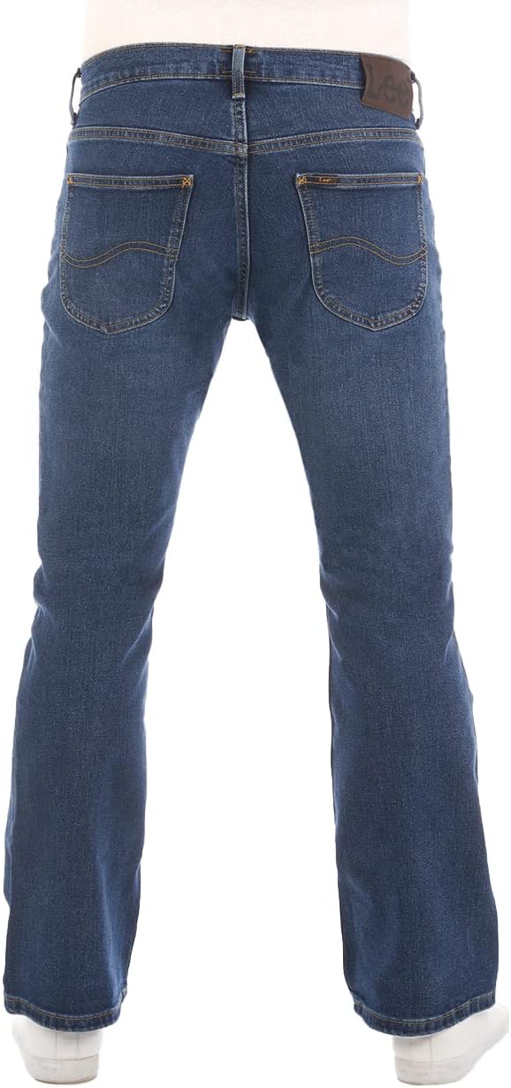 Lee Jeans Herren Stretch Bootcut Denver Jeanshose Hose Denim Blau 32 33 34 36 38 40 42 44 46 32W / 3