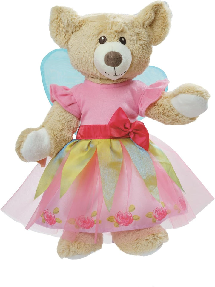 Heless 2430 - Puppenkleidung im Design Prinzessin Lillifee, Kleid mit pinker Schleife für Puppen und