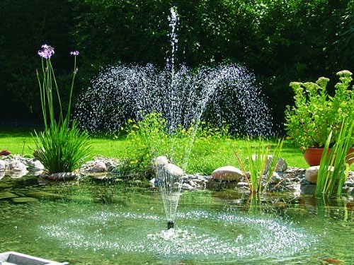 Pontec 57124 PondoVario 2500 - Wasserspielpumpe für den Einsatz in Gartenteich und Zierbrunnen / Tei