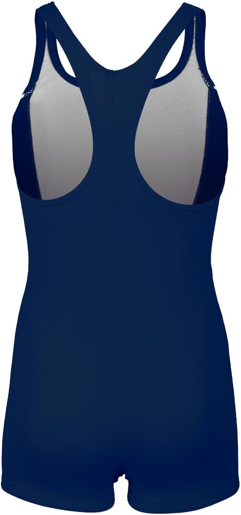 ARENA Mädchen G Finding Jr R One Piece Swimsuit (1er Pack) 116 Navy-white, 116 Navy-white