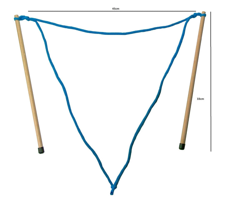 2 Paar Stäbe + 5L Pulver Riesenseifenblasen (33cm: Loop/Multi) Seifenblasen Kinder