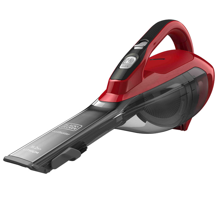 BLACK+DECKER Akkusauger Dustbuster DVA315J, Kirsche,Rot, 10.8 V 10,8 V (16,2 Wh), 10,8 V (16,2 Wh)