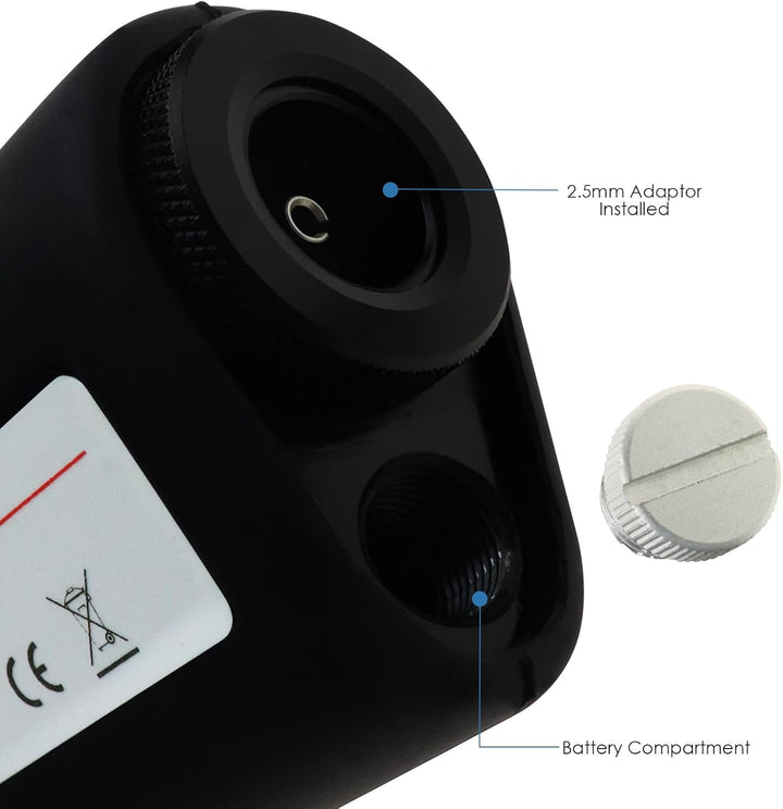 400X Lichtoptischer Hand-Mikroskopprüfer für Koaxialkabel einschliesslich 2,5 mm und 1,25 mm Adapter