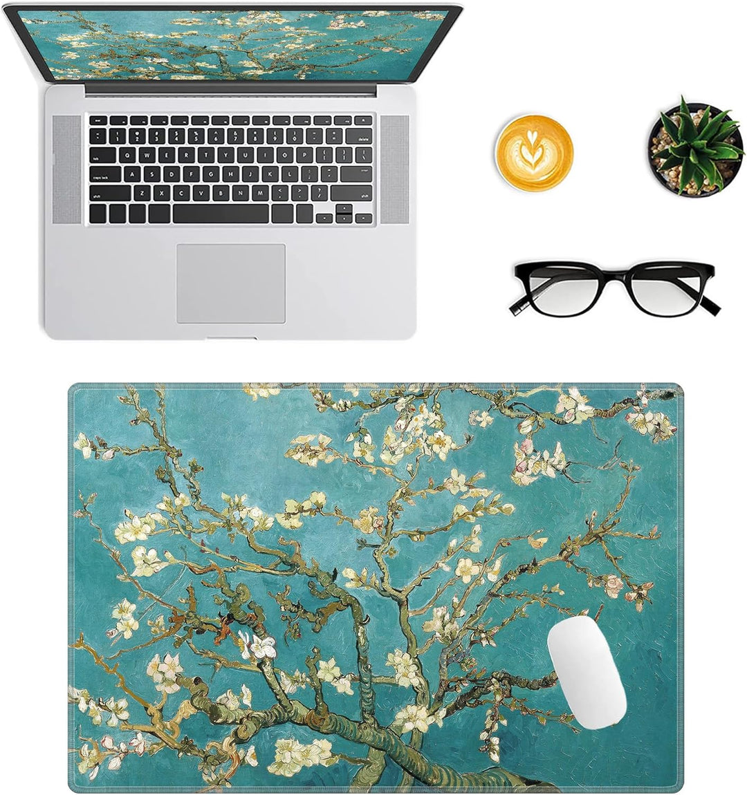 LL-COEUR Grosse Gaming Laptop Mauspad Tastatur Mausmatte Schreibtischunterlage Büro Desk Pad Schreib