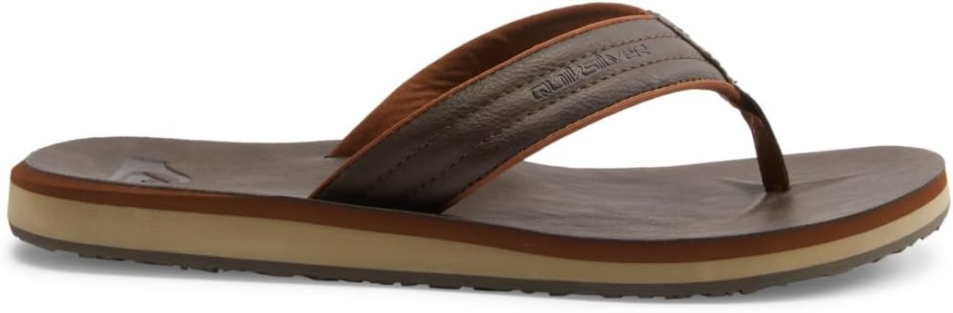 Quiksilver CARVER NUBUCK M SNDL TKD0 Herren Sandalen 39 EU Braun Demitasse Solid Ctk0, 39 EU Braun D