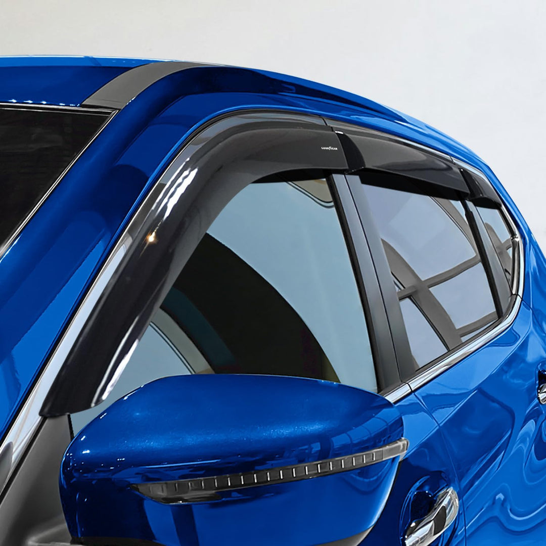 Goodyear Windabweiser für/kompatible mit Nissan X-Trail 2014-2021 SUV Autofenster Regenschutz, Regen