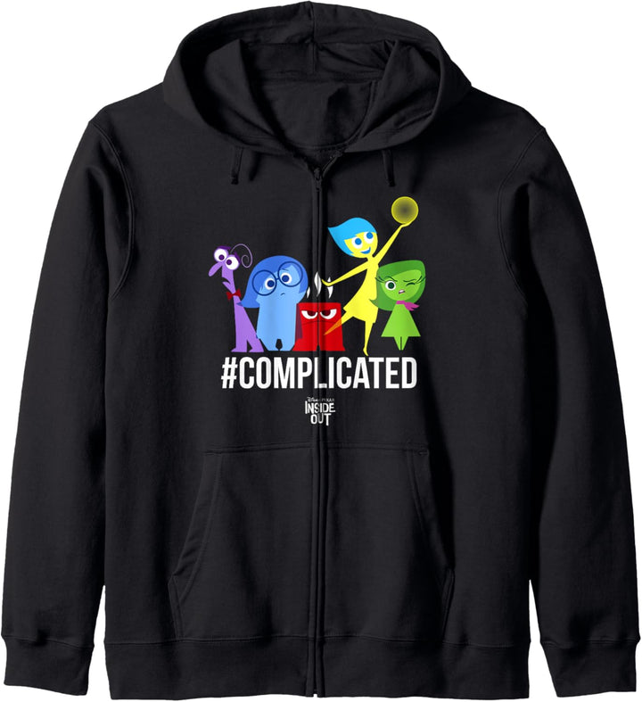 Disney Pixar Inside Out Complicated Emotions Kapuzenjacke