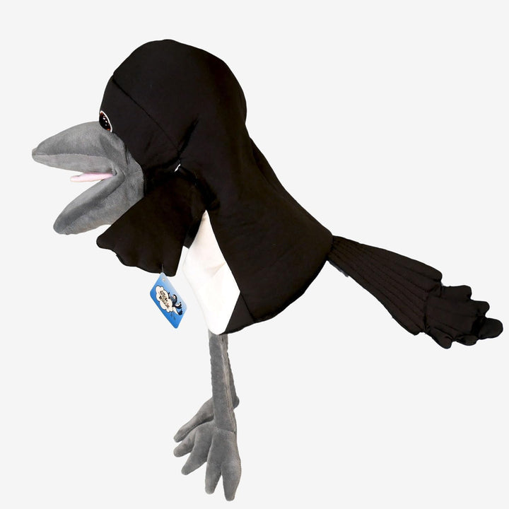 Steve und Maggie Plüschtier – Maggie Magpie Hand Puppet for Kids 1+, Soft Bird Puppet for Pretend Pl