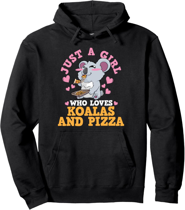Koalabär Pizza Kawaii Pullover Hoodie