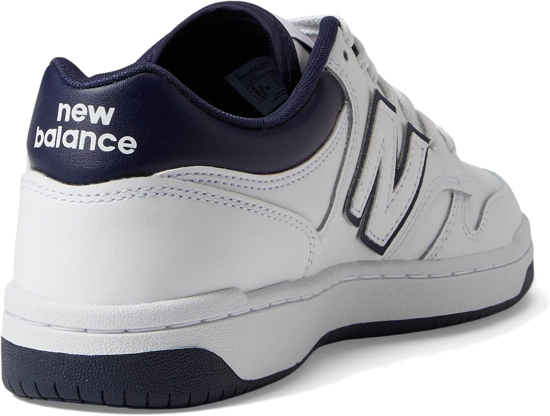 New Balance Bb480 Herren Sneaker 37 EU White Navy, 37 EU White Navy