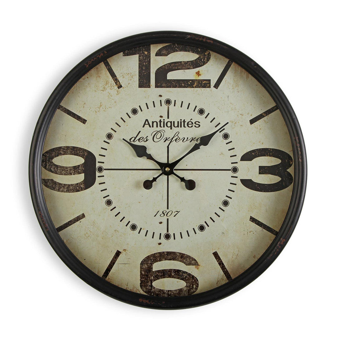 Versa Antiquites Dekorative Wanduhr für die Küche, das Wohnzimmer, Esszimmer oder Schlafzimmer, Mass