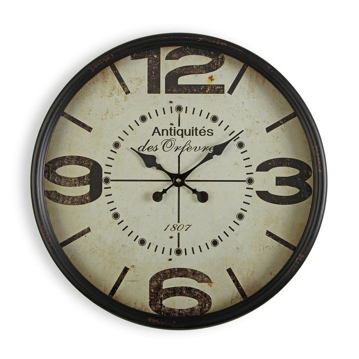 Versa Antiquites Dekorative Wanduhr für die Küche, das Wohnzimmer, Esszimmer oder Schlafzimmer, Mass