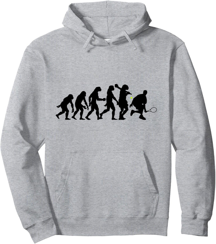 Tennisspieler Tennis Spielen Sport Retro Evolution Tennis Pullover Hoodie