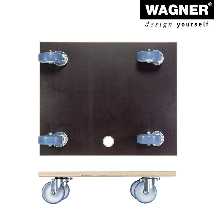 Wagner Transporthilfe MM 1145 I 59 x 49 x 15 cm - Tragkraft 500 kg - Multiplex - für schwer beladene