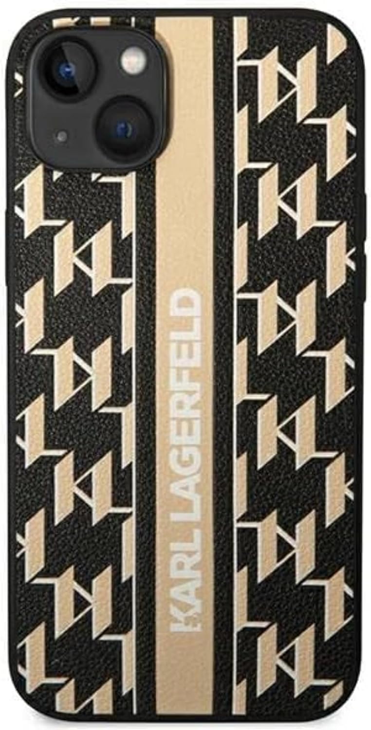 KARL LAGERFELD KLHCP14SPGKLSKW Hülle für iPhone 14 6,1" hardcase braun/Brown Mon