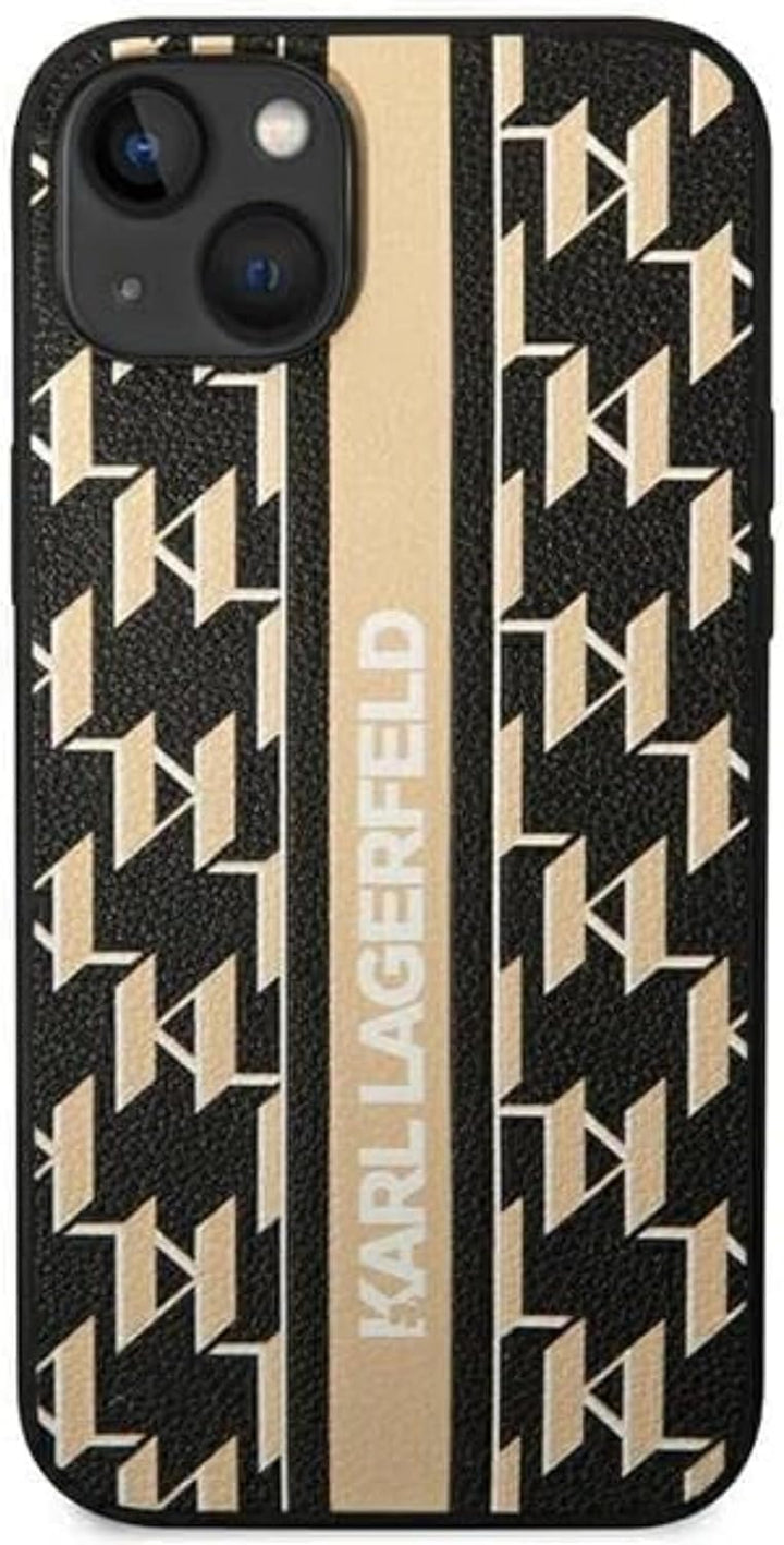KARL LAGERFELD KLHCP14SPGKLSKW Hülle für iPhone 14 6,1" hardcase braun/Brown Mon