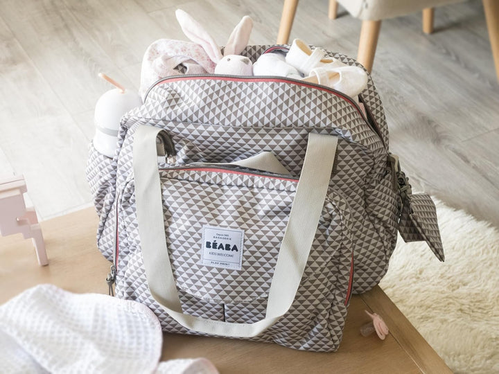Béaba – Wickeltasche Genève II – Modulierbar, vielfältige Staumöglichkeiten – Vordertasche, Wickelun