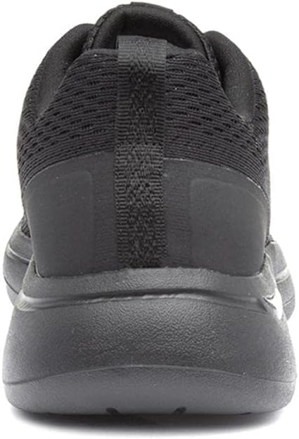 Skechers Herren Go Walk Arch Fit Idyllic Sneaker 39.5 EU Black Textile Synthetic Trim, 39.5 EU Black