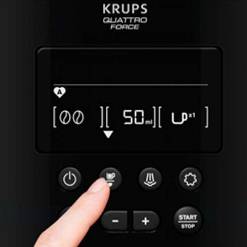 KRUPS YY3074FD Machine à café 15 bars noir quattro force