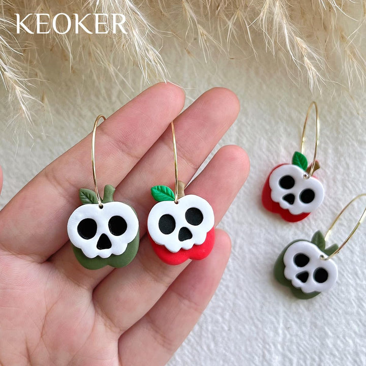 KEOKER Polymer Clay Cutters Halloween, Clay cutters for Halloween Earrings Making, 10 Shapes Hallowe