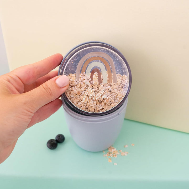Bärenfreunde Mepal Müslibecher personalisiert, Pot Joghurtbecher, to go Becher, Geeignet für Tiefküh