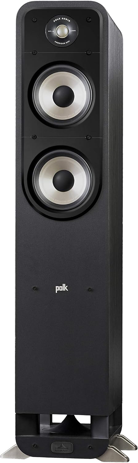 Polk Audio Signature S55E Standlautsprecher, HiFi Lautsprecher für Musik und Heimkino Sound, passive