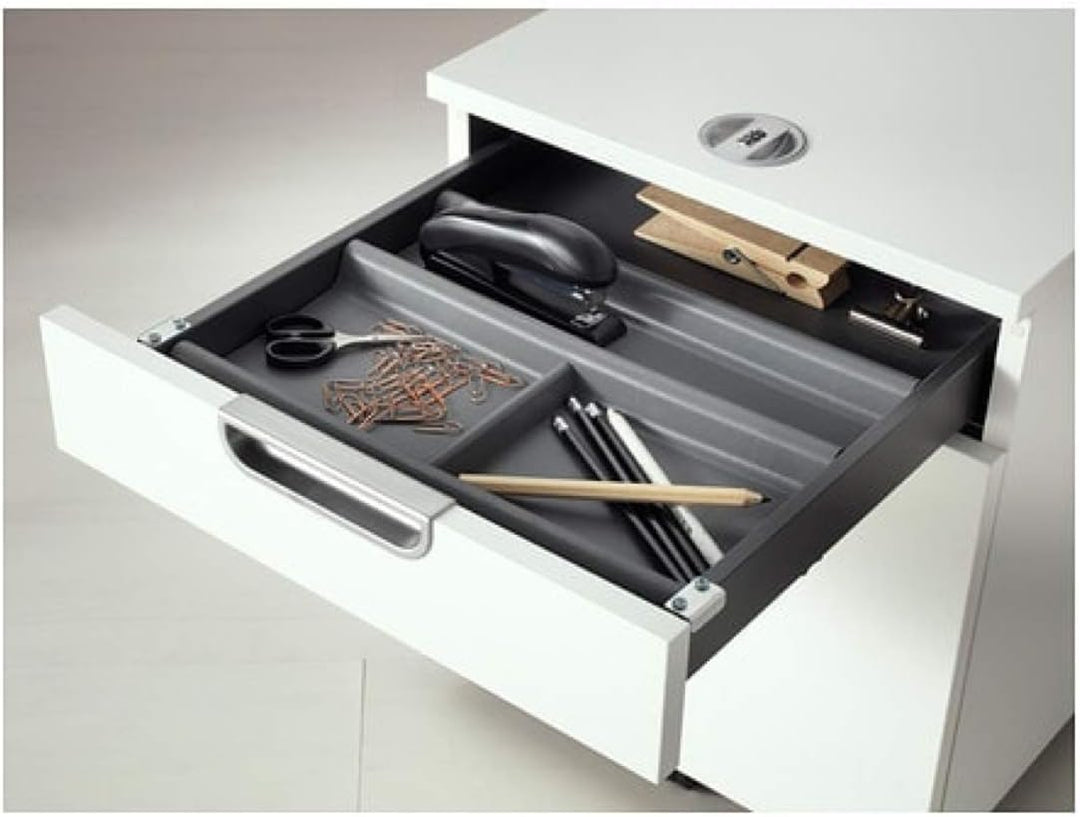 IKEA Summera Schubladeneinsatz mit 6 Fächern, anthrazit 202.224.58 Grösse 17 3/8x14 5/8"