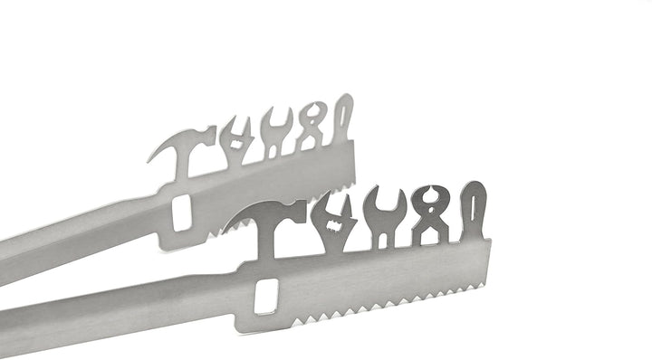 Grillzange Motiv Handwerk Werkzeuge spülmaschinengeeignet, Geschenkidee, Männergeschenk, Geschenk Zi