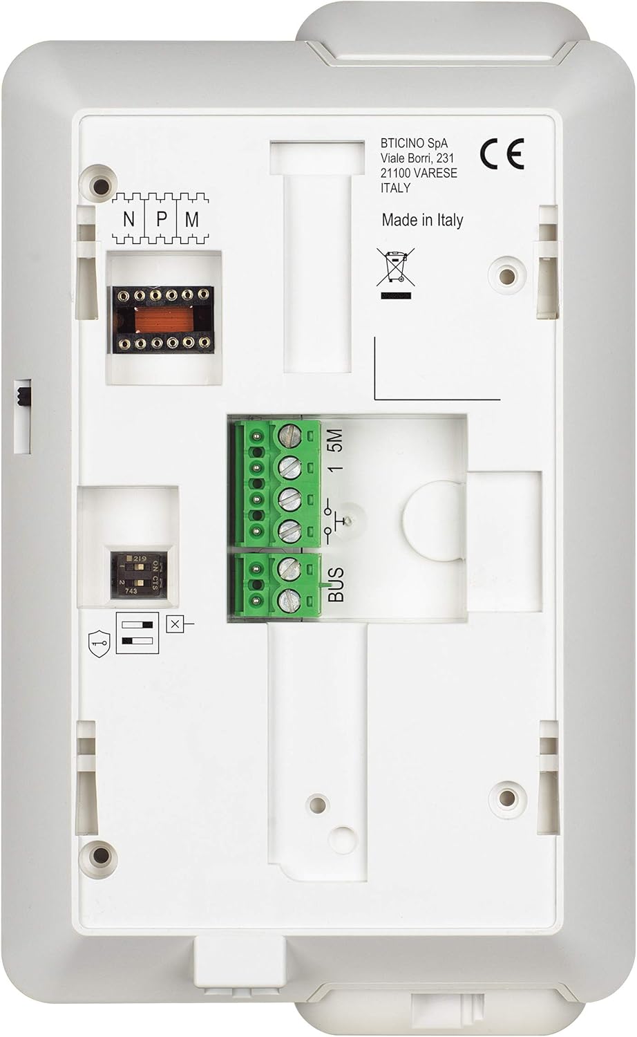 Audio-Hausstation CLASSE 100 A16M, Innenstelle mit Handhörer für 2-Draht TürTürsprechanlagen mit Tür