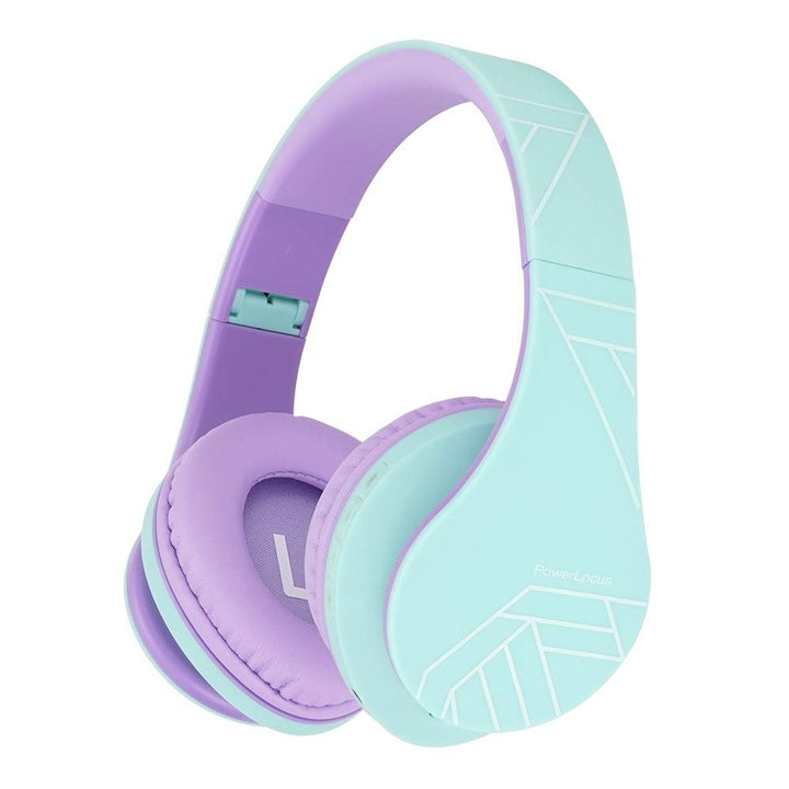 Kinder Kopfhörer, PowerLocus KinderKopfhörer Bluetooth mit 85dB Lautstärkebegrenzung, Faltbar mit Tr