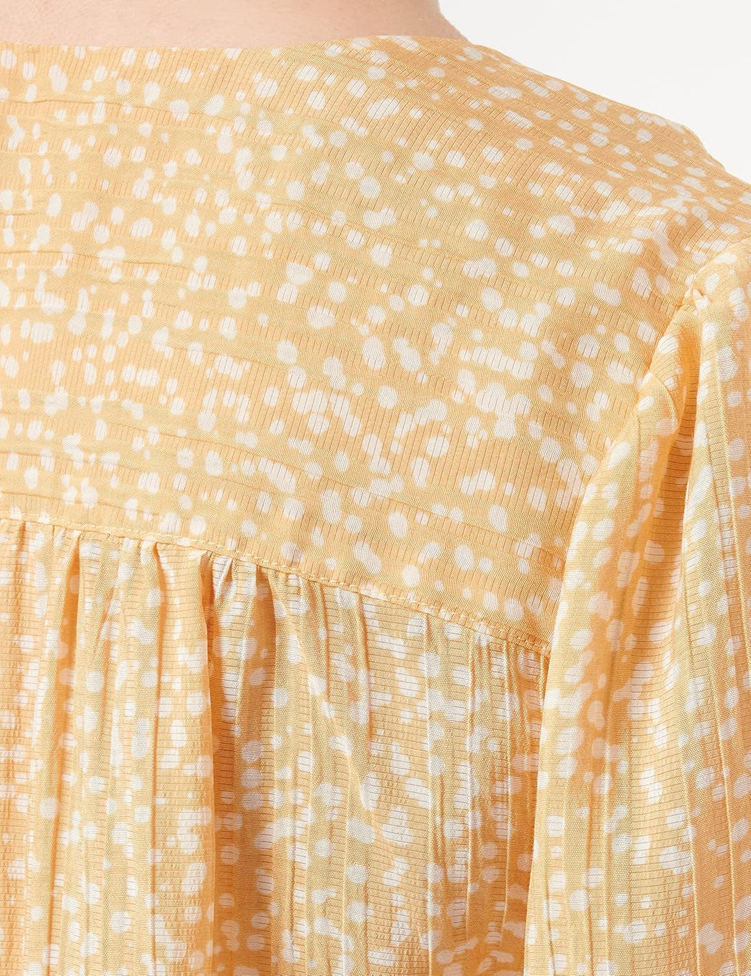 Noa Noa Damen Camillenn Shirt Tops 46 Print Yellow/White, 46 Print Yellow/White