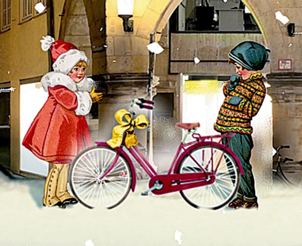 Wandkalender: Weihnachtliches Stadtpanorama, Kalender