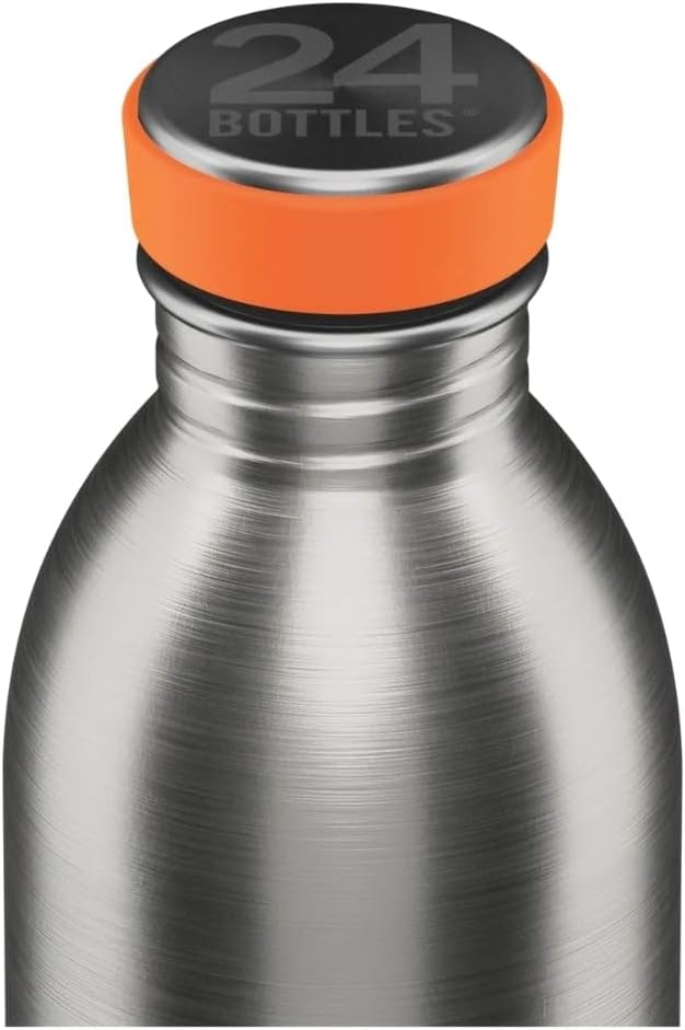 24BOTTLES Urban - Trinkflasche Brushed Steel 500 ml, Brushed Steel 500 ml