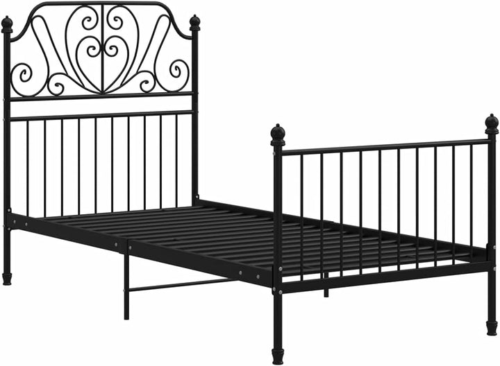 Tidyard Bettgestell Bettrahmen Metallbett Metallrahmenbett Doppelbett/Einzelbett Jugendbett Kinderbe