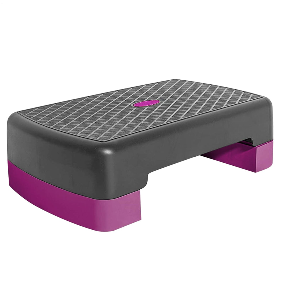 Aerobic Stepper Klein, 45x28x13cm Fitness Stepper Für Zuhause, Steppbrett Fitness, Höhenverstellbar,