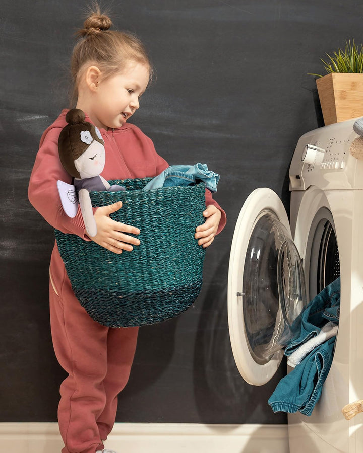 GAGAKU Weiche Stoffpuppe 40cm Schutzengel Puppen, Taufgeschenk für Baby Mädchen mit Flügeln Kuschelt
